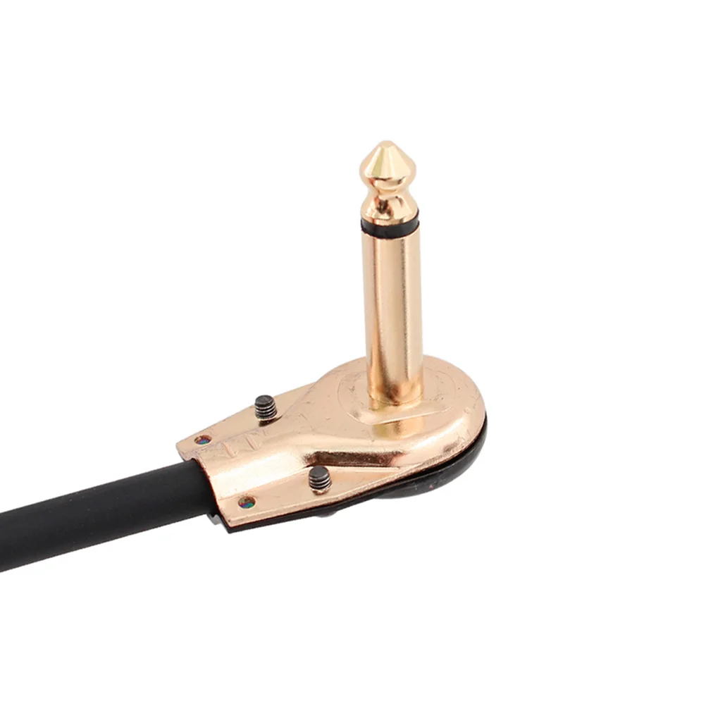 Guitar Effector Cable 30Cm Gold-Plated Copper Connection For Instrument Portable Use High-Fidelity Signal Transmission Audio