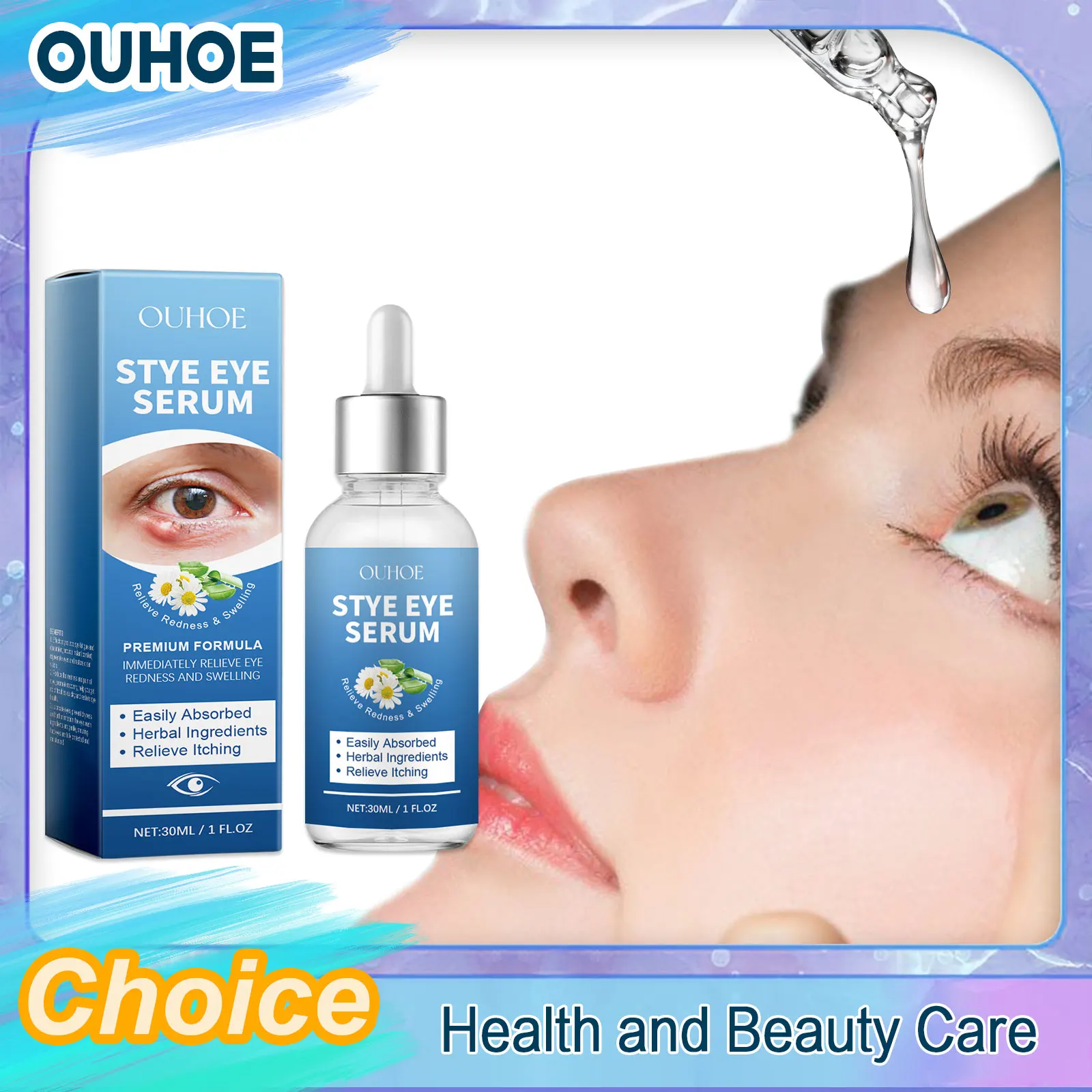 

Eye Swelling Relief Essence Relieve Eye Redness Stye Remove Fat Granule Anti Fatigue Dry Moisturizing Soothing Repair Eyes Serum