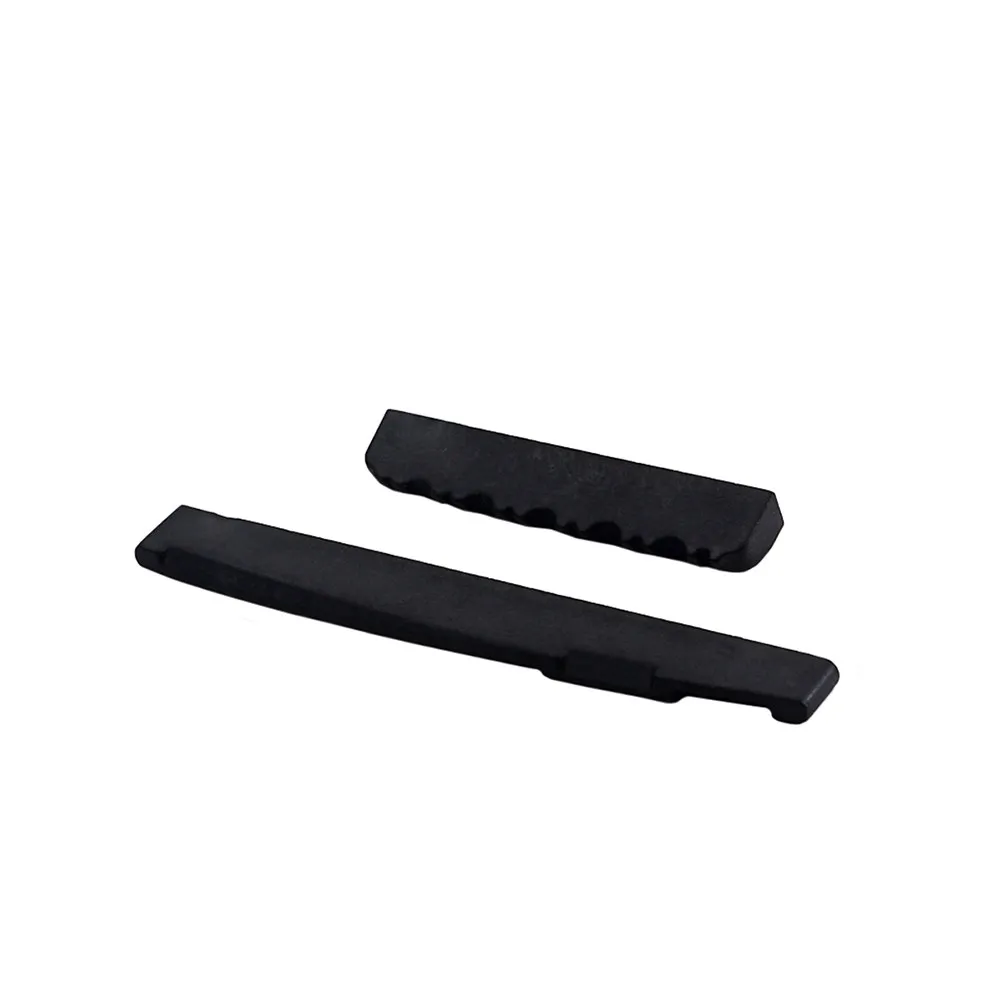Plastic Guitar Saddle and Nut Replacement Kit for Acoustic Electric Guitar Easy to Cut Custom Fit Improved Playability and Tone