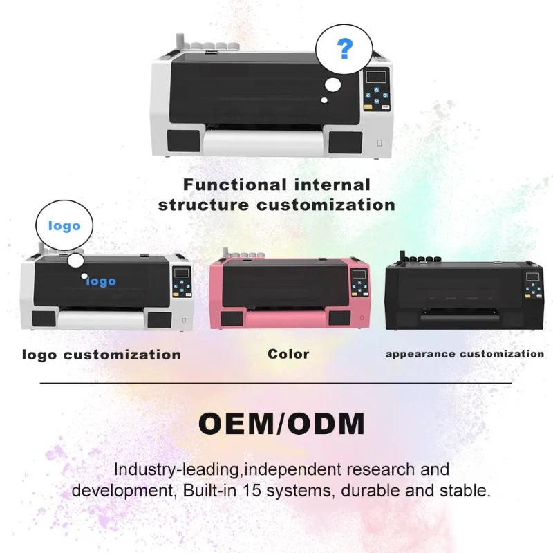 【2026】طابعة MTcolor برأس واحد Xp600 صغيرة الحجم A3 Dtf 300 مم آلة طباعة نقل الحرارة لفيلم الحيوانات الأليفة لطباعة نقل التي شيرت