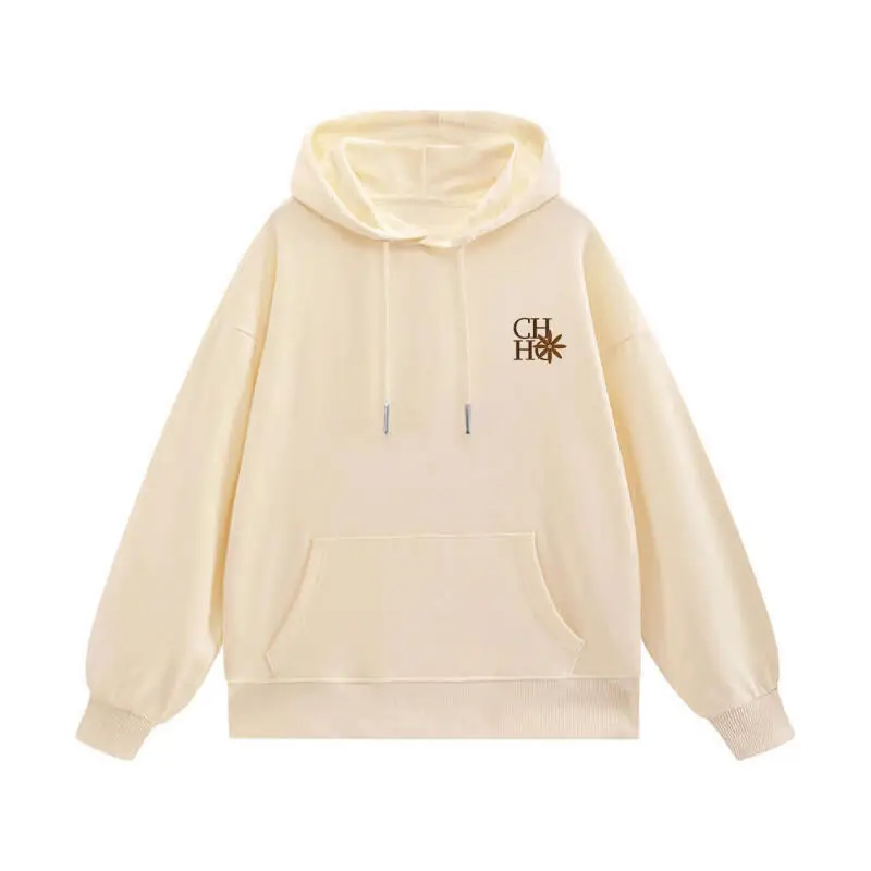 CH 플로럴 오버프린트 후디 S-5XL 사이즈 20가지 색상 선택 50% 면 혼방 드롭 숄더 유니섹스 캐주얼