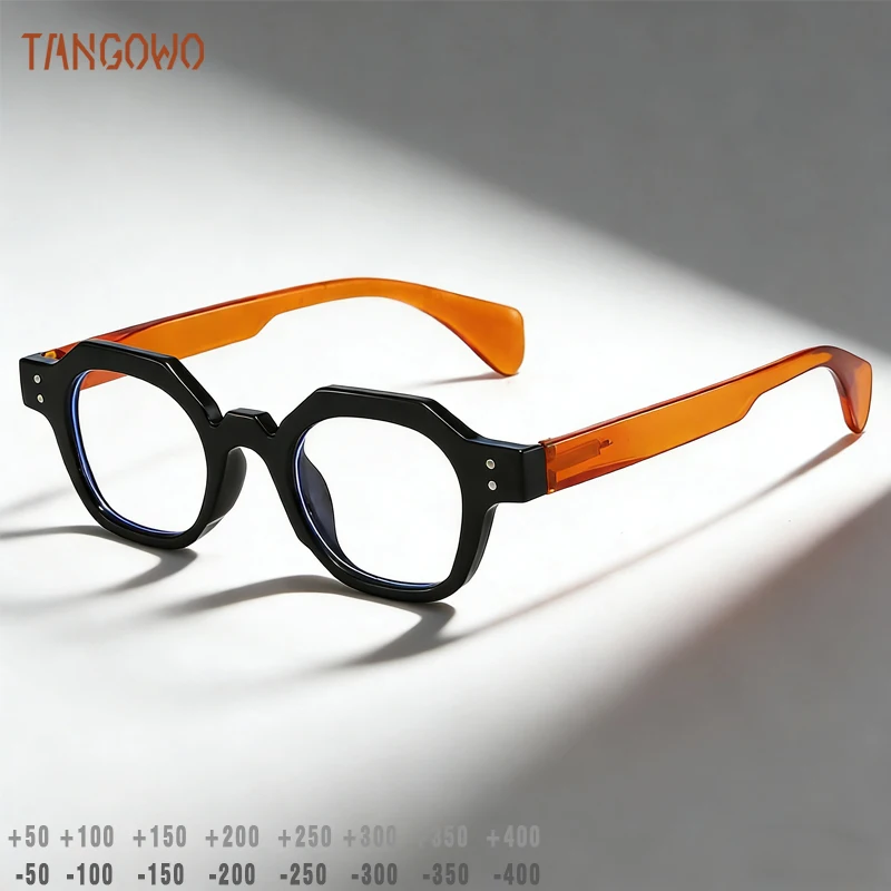 TANGOWO Men's Glasses for Reading Glass for Man Eyeglasses Women's Eyeglass Frame Graduated Lenses to Read Glasses-3 Eyewear