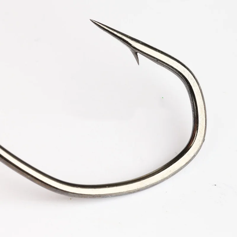 كبير الحجم الصيد دودة هوك 6X تعزيز المحيط الأسماك واسعة البطن السنانير تكساس كارولينا الحفارات صيد السمك مجموعة 10 قطع بيع