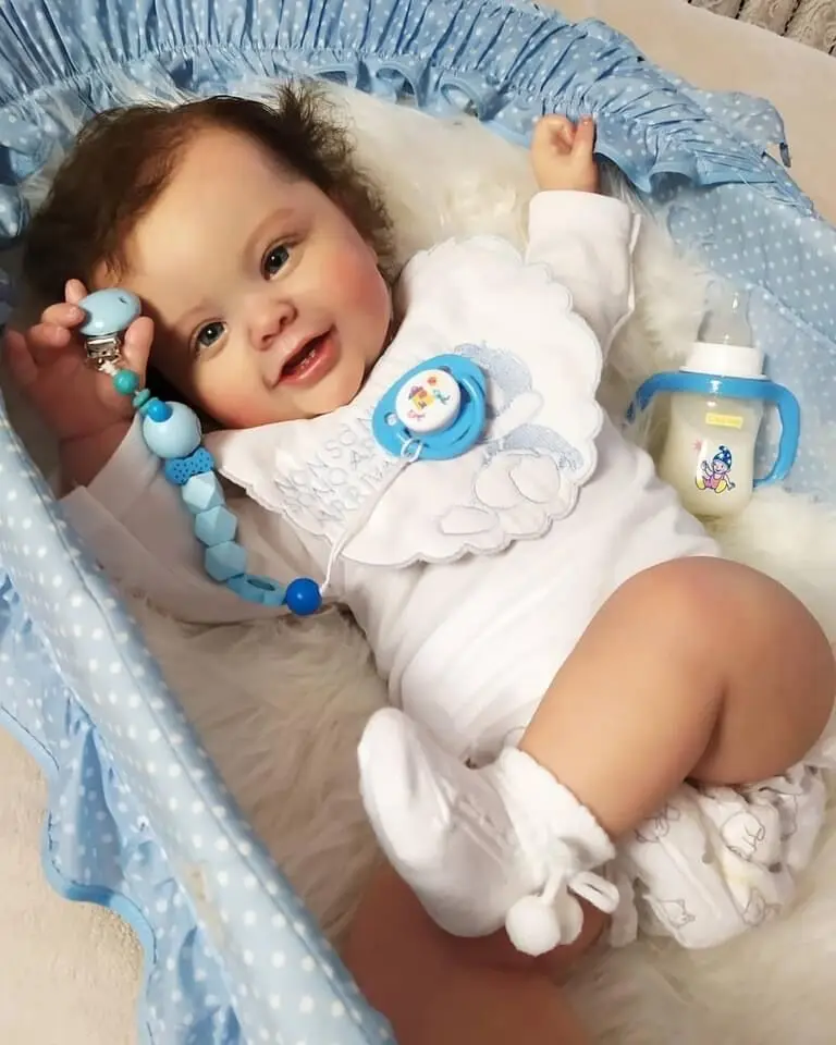 

60/50CM Realistic Kodi reborn baby doll soft touch cuddly Bebe Reborn Girl Boy Full Body Silicone art doll 3D Painting Skin