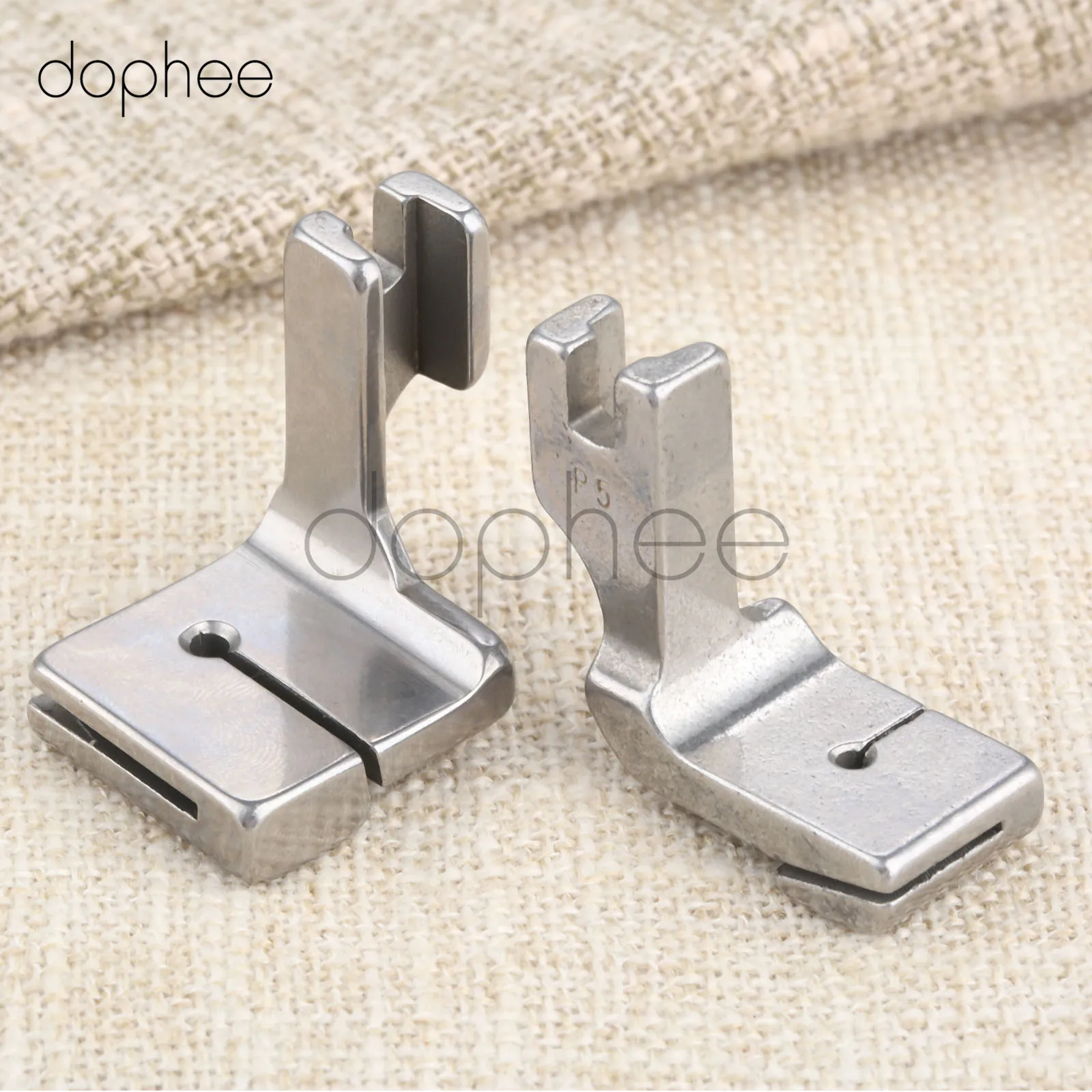 dophee 1pc P5 Industrial sewing machine steel presser feet wrinkled pleated presser for thick  Industrial Sewing Machine Parts