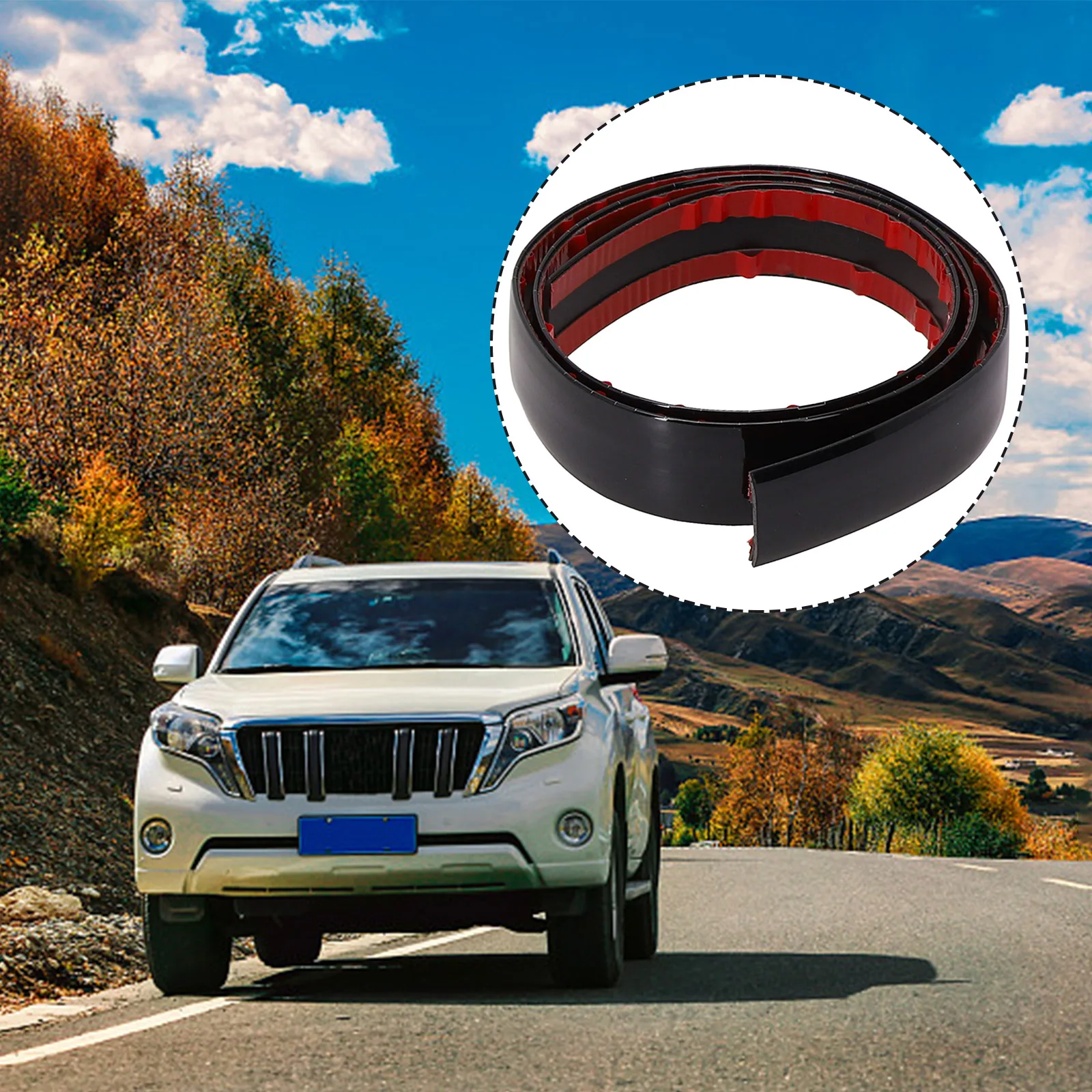 شريط ديكور مضاد للتصادمات للسيارة، شريط حماية ناعم من مادة PVC مضاد للصدمات ومضاد للتصادمات بشكل آمن