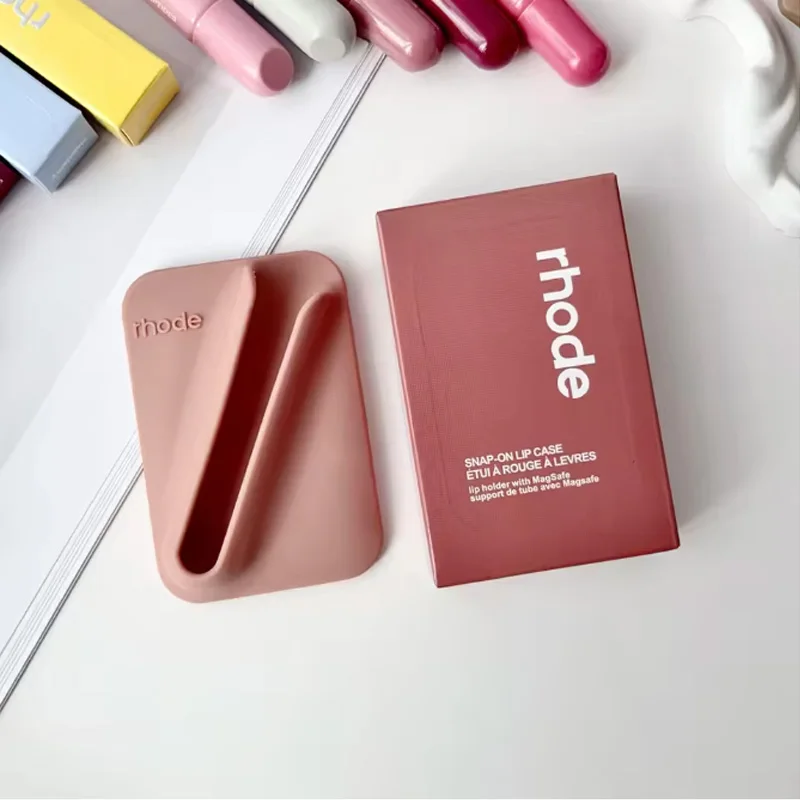 Hot-Trend Lipgloss met magnetisch achterontwerp, siliconen telefoonhouder, stabiele bevestiging voor eenvoudig en handig dagelijks gebruik.
