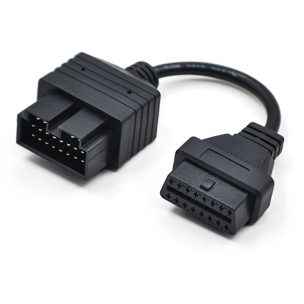 Car Diagnostic Cable Ki-a 20PIN OBD1 to 16PIN OBD2 Cable for Kia 20PIN Kia Car Diagnostic Interface OBD2 Cable Kia 20 PIN