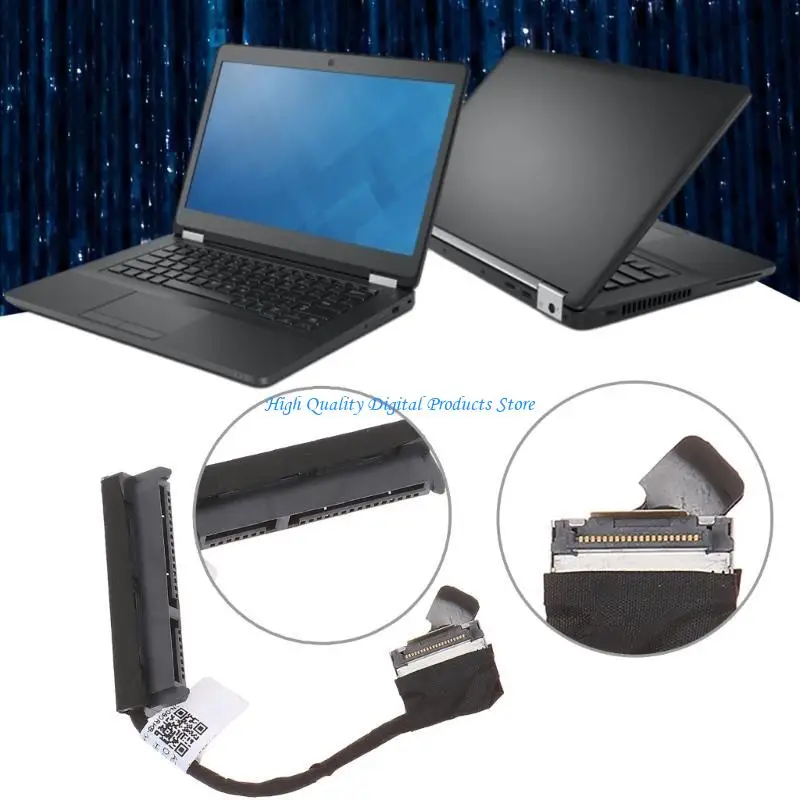 

U2JE HDD -разъемы с заменой кабеля жесткого диска для E5470 E5480 E5490 E5491 080RK8 DC02C00B100 Аксессуар для ноутбуков