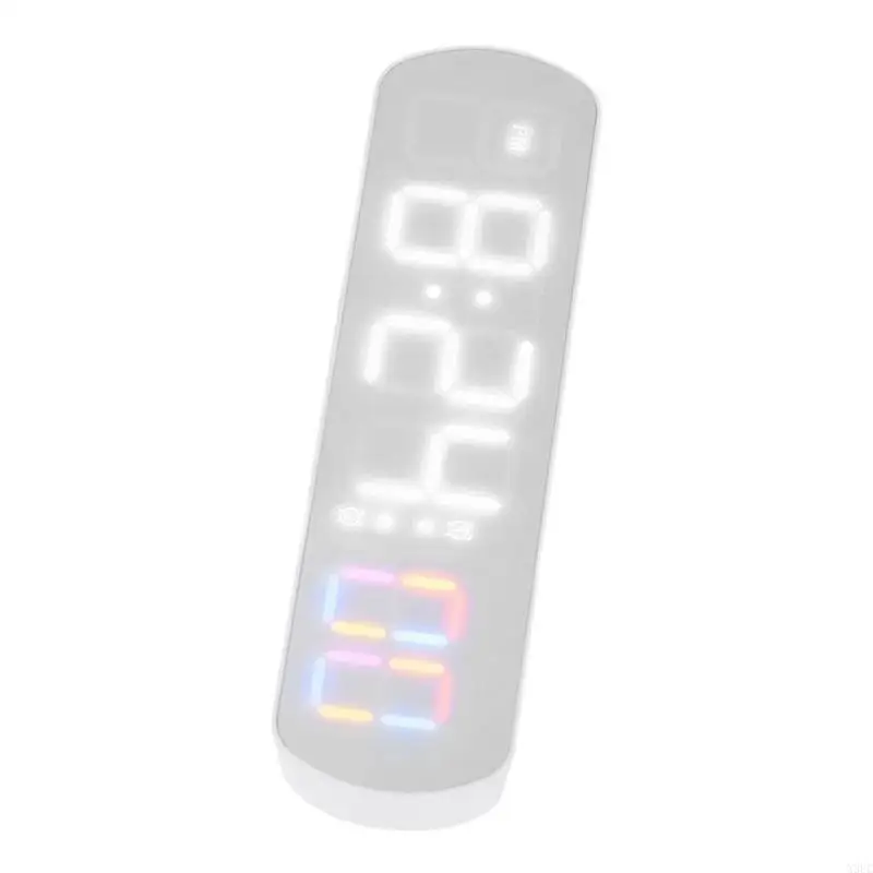 Elegant LED Digital Alarm Clock for Heavy Sleeper Elderly Student Desktops Clock X3UC
