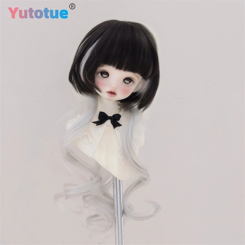 Yutotue Dolls Hair Wig for 1/6 BJD Doll Cute Doll DIY Replacement Wigs fit for head circumference 15-17cm
