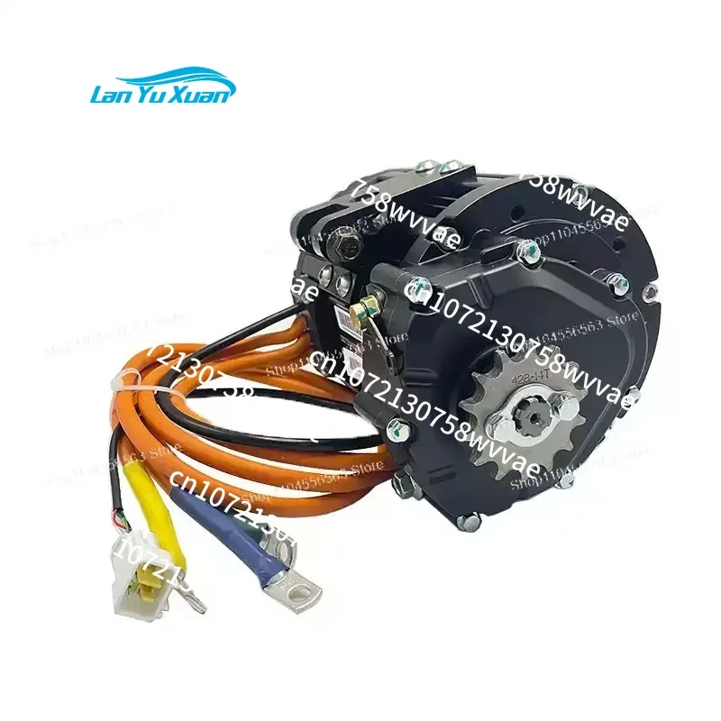 

QS165 60H 20kW High Power Mid Drive Motor with 1:2.37 Gearbox, IPM PMSM Encoder Hall Type for E-Bike and EV Applications