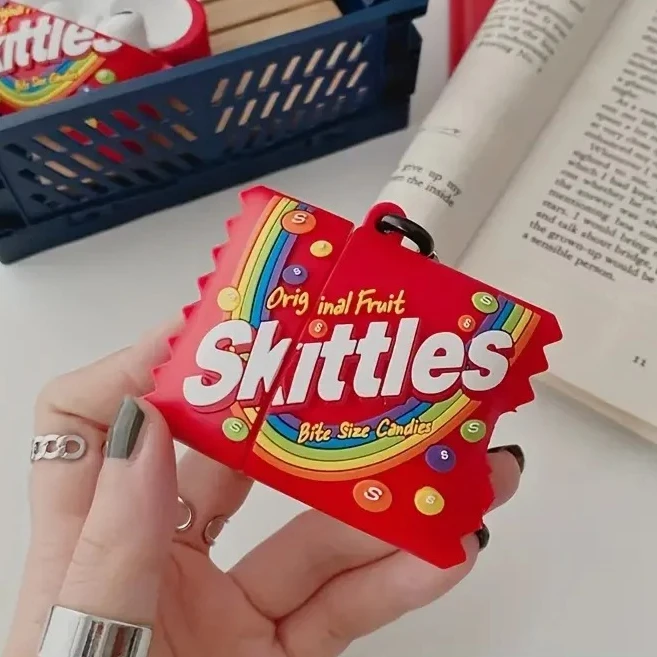 

Cute Cartoon Creative Silicone Case For Airpods Pro 2 3D Snack Candy Silicone Soft Charging Box Cover For Airpods 1 2 4 3 2021