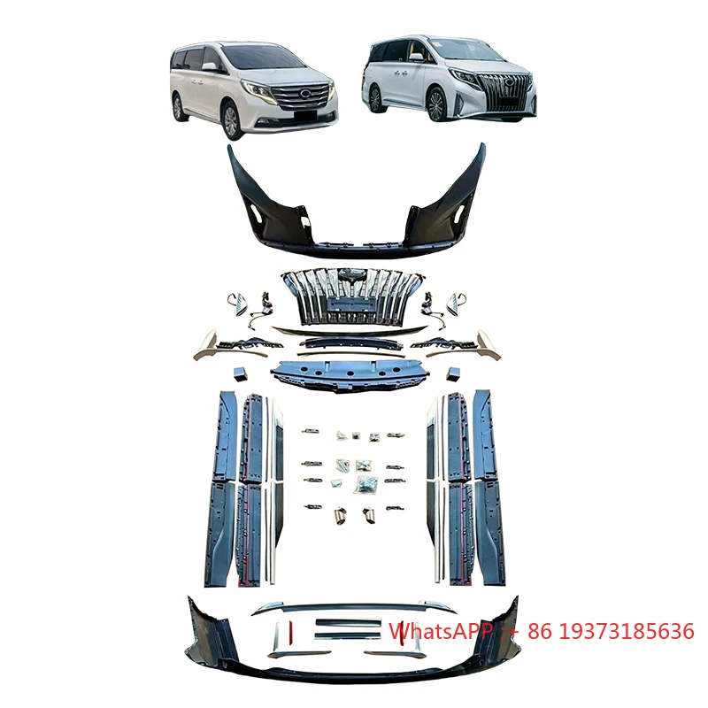 Hot Selling Car Grills Front Bumper Side Skirt Bodykit Accessories for Trumpchi M8 Master Surround Style Body Kit