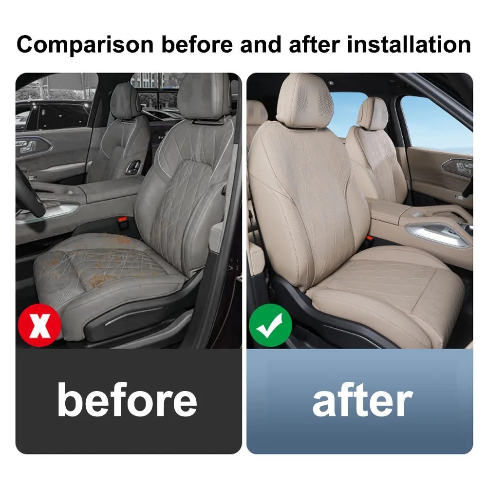Fully Enclosed Leather Seat Cover Interior Accessories Fit For ZEEKR 8X Four Season Ventilated And Breathable Seat Cushion
