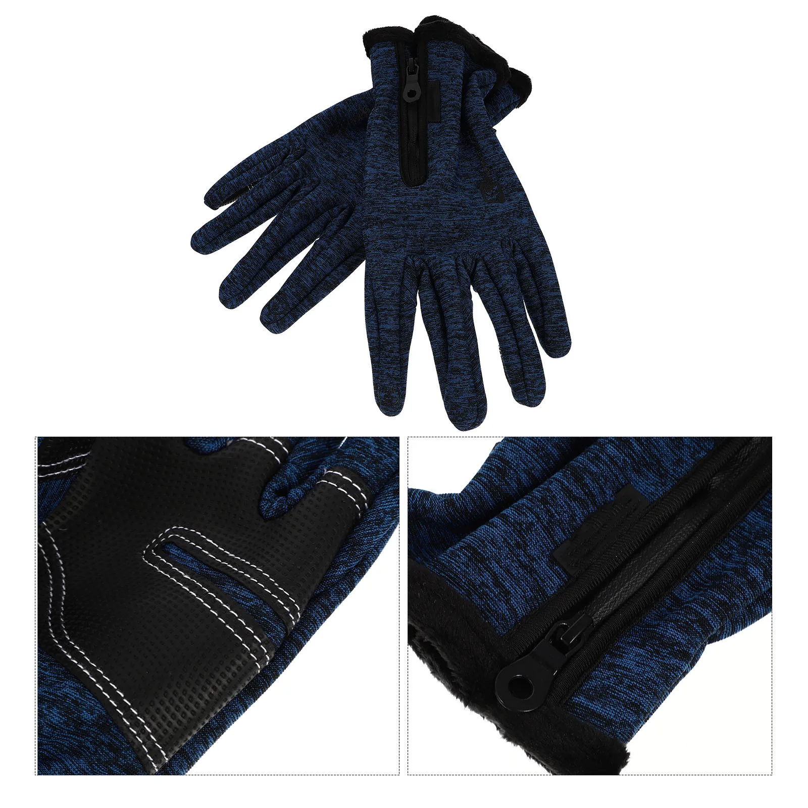 

1Pair Warm Keeping Gloves Thickened Insulated Windproof Waterproof Winter Gloves for Cycling Skiing Driving Outdoor Sports