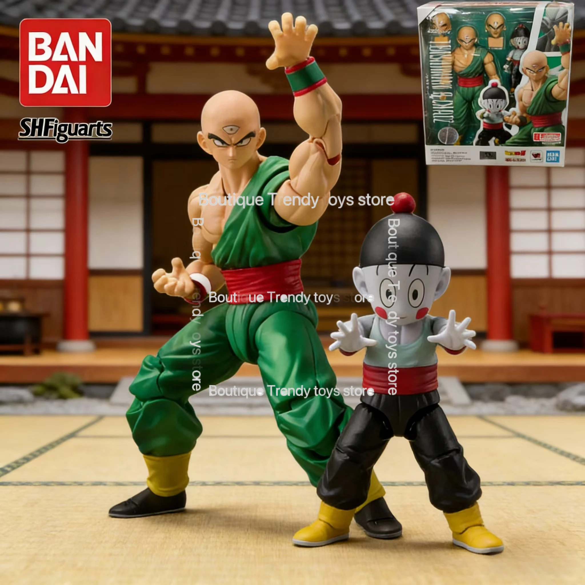 

В наличии: Новая оригинальная фигурка Bandai S.H.Figuarts Dragon Ball Tien Shinhan Chaoz в коробке, модель персонажа аниме