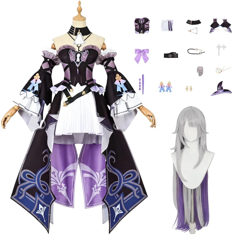 

Anime Honkai: Star Rail Herta Cosplay Costume Wig