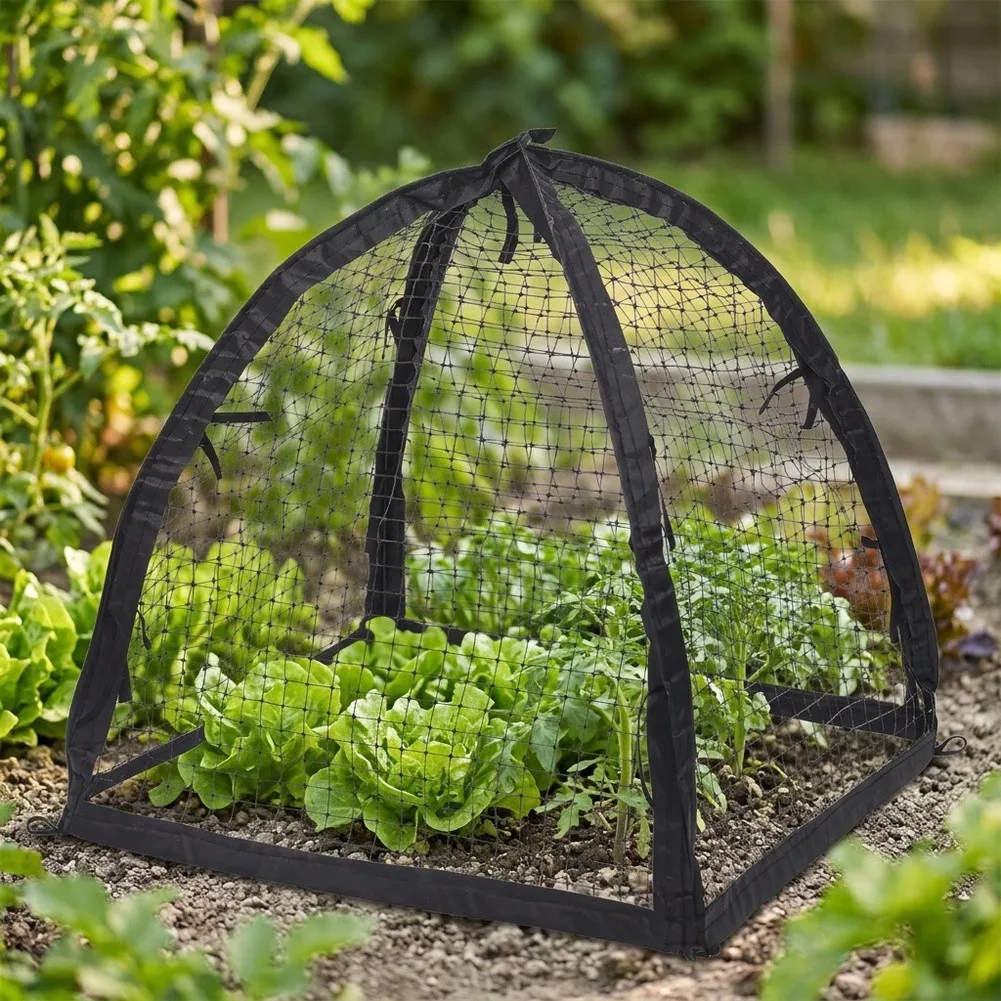 Plant Shade Protection Cover With Ground Stakes For Plants And Vegetables 22 X 22 X 22 Inches Nylon Fabric Easy Assembly