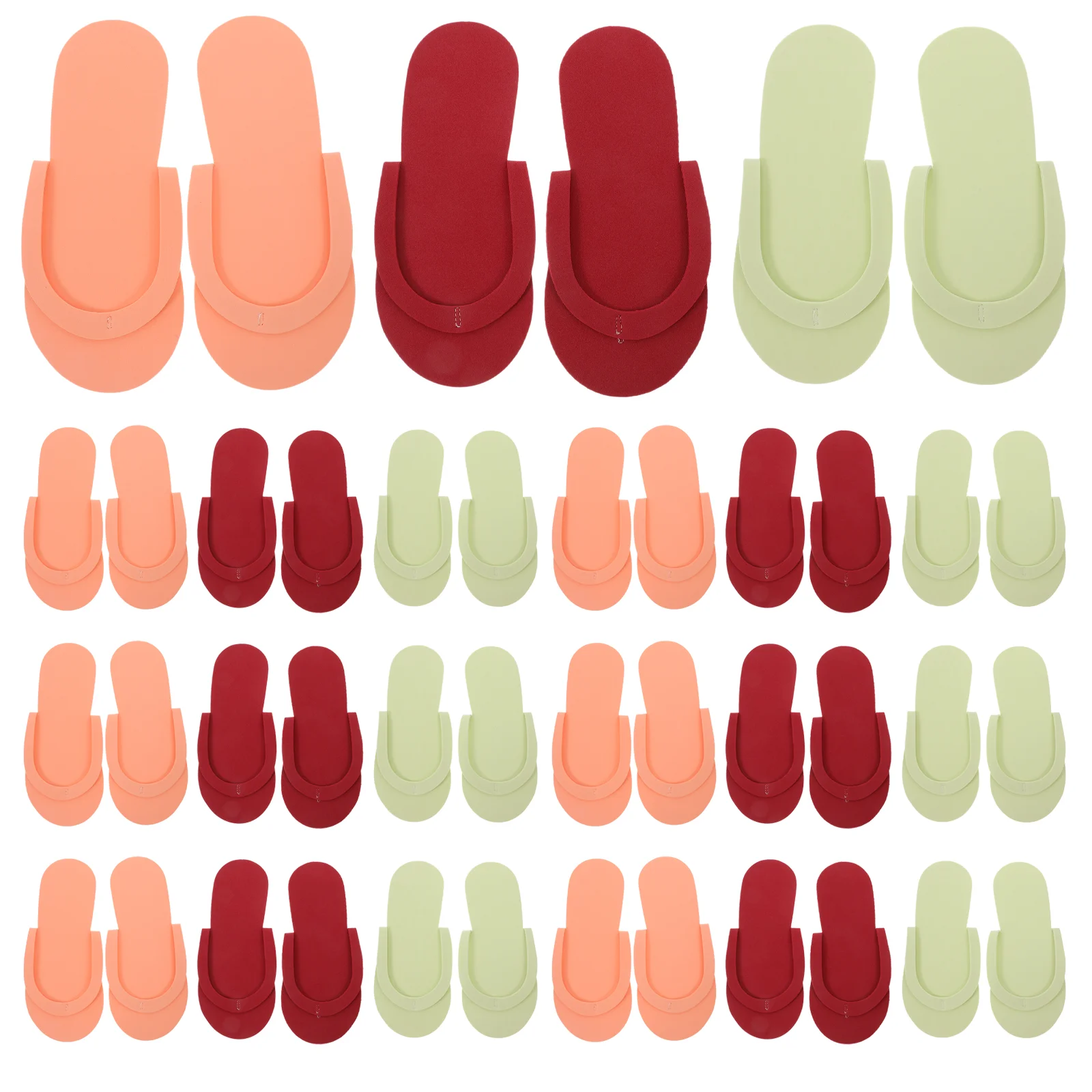 36 Pairs Disposable Slippers Pedicure Slippper for Salon Spa Pedicure (Random Color) pedicure slippers