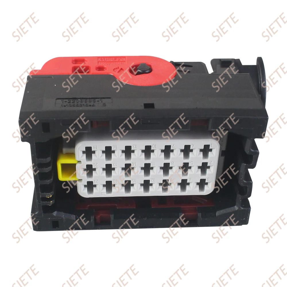 

22 Pin ECU Connector Black Waterproof Plug Housing 1-2208686-1