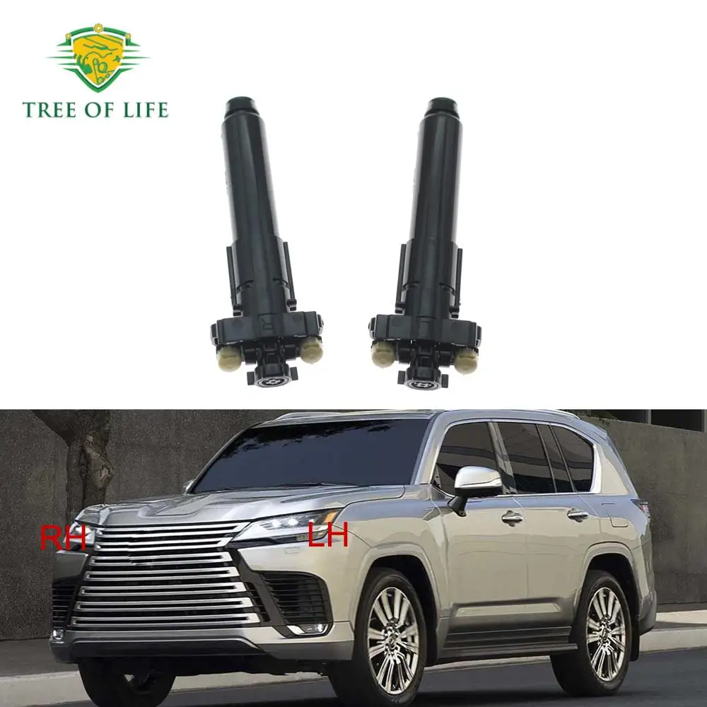 For Toyota Land Cruiser LC300 LEXUS LX600 2021 2022 2023 Front Bumper HeadLight Lamp Washer Spray Nozzle Cleaning Pump Actuator