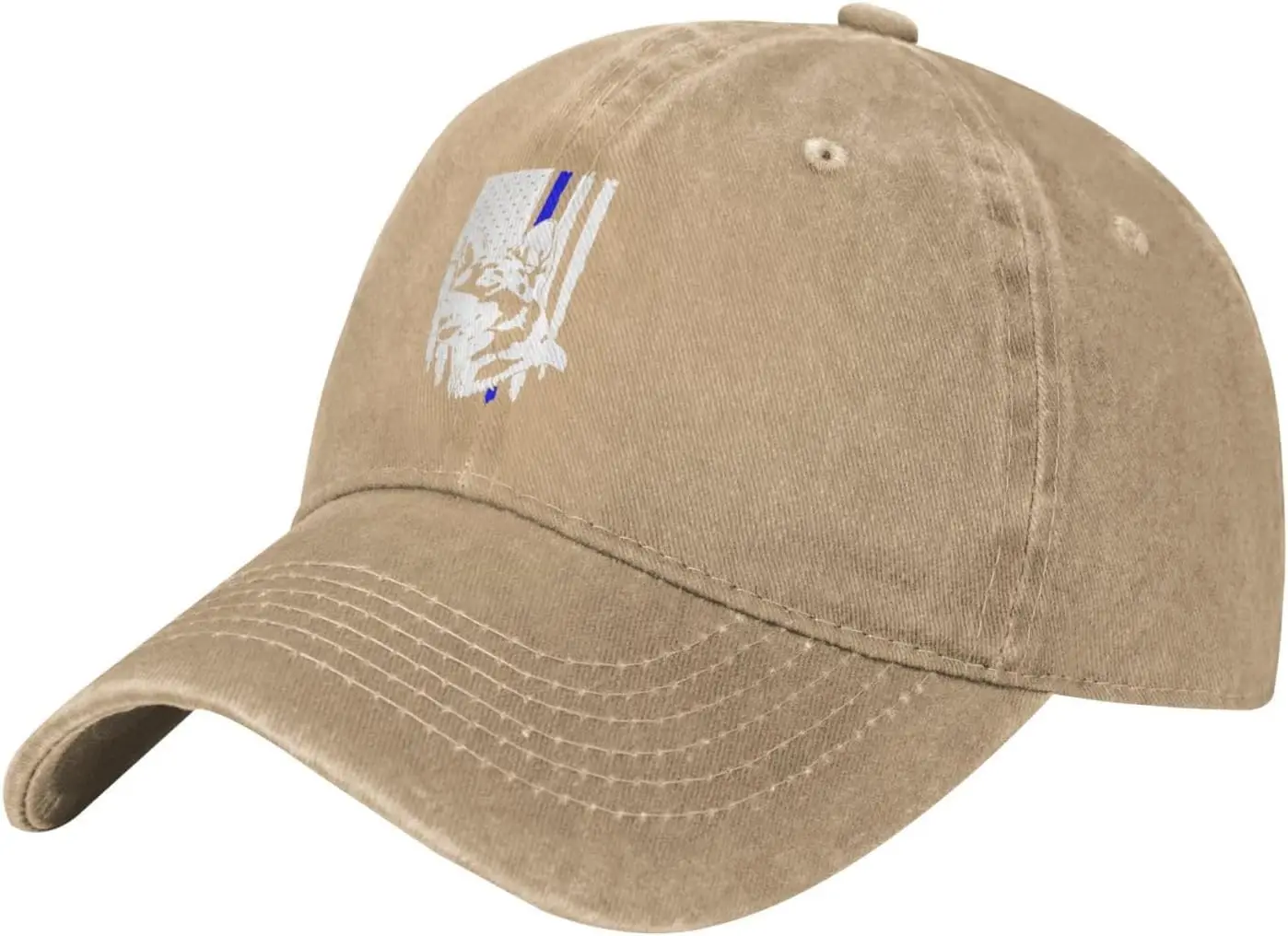 bone-de-beisebol-thin-blue-line-k9-german-shepherd-chapeu-de-algodao-de-perfil-baixo-para-homens-e-mulheres