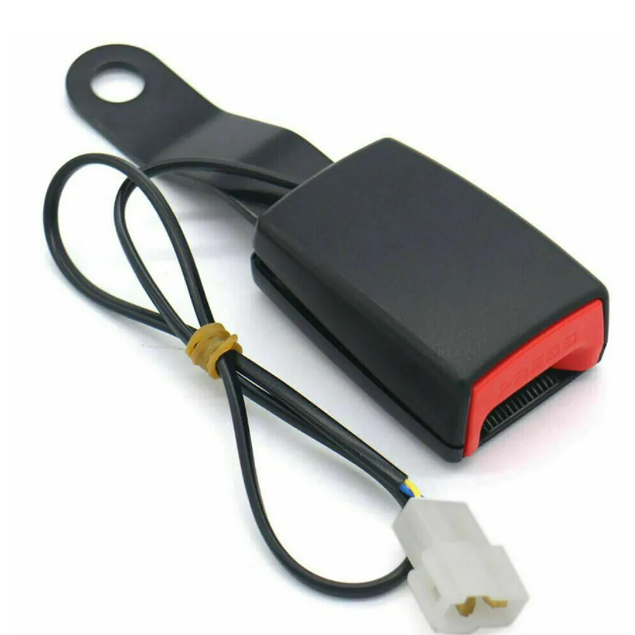 New Front Driver Seat Belt Buckle Plug Connector Warning Cable Duty Belt Camlock view 2
