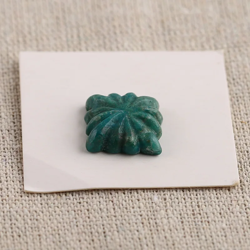 B&F Square Chrysocolla Earring Beads, Handmade Natural stones beads, Polished Stones for jewelry Making Supplies