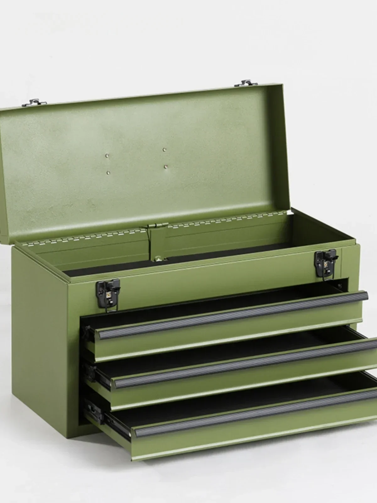 

-New Shelves Household Metal Storage Box Storage Box Three-tier Drawer