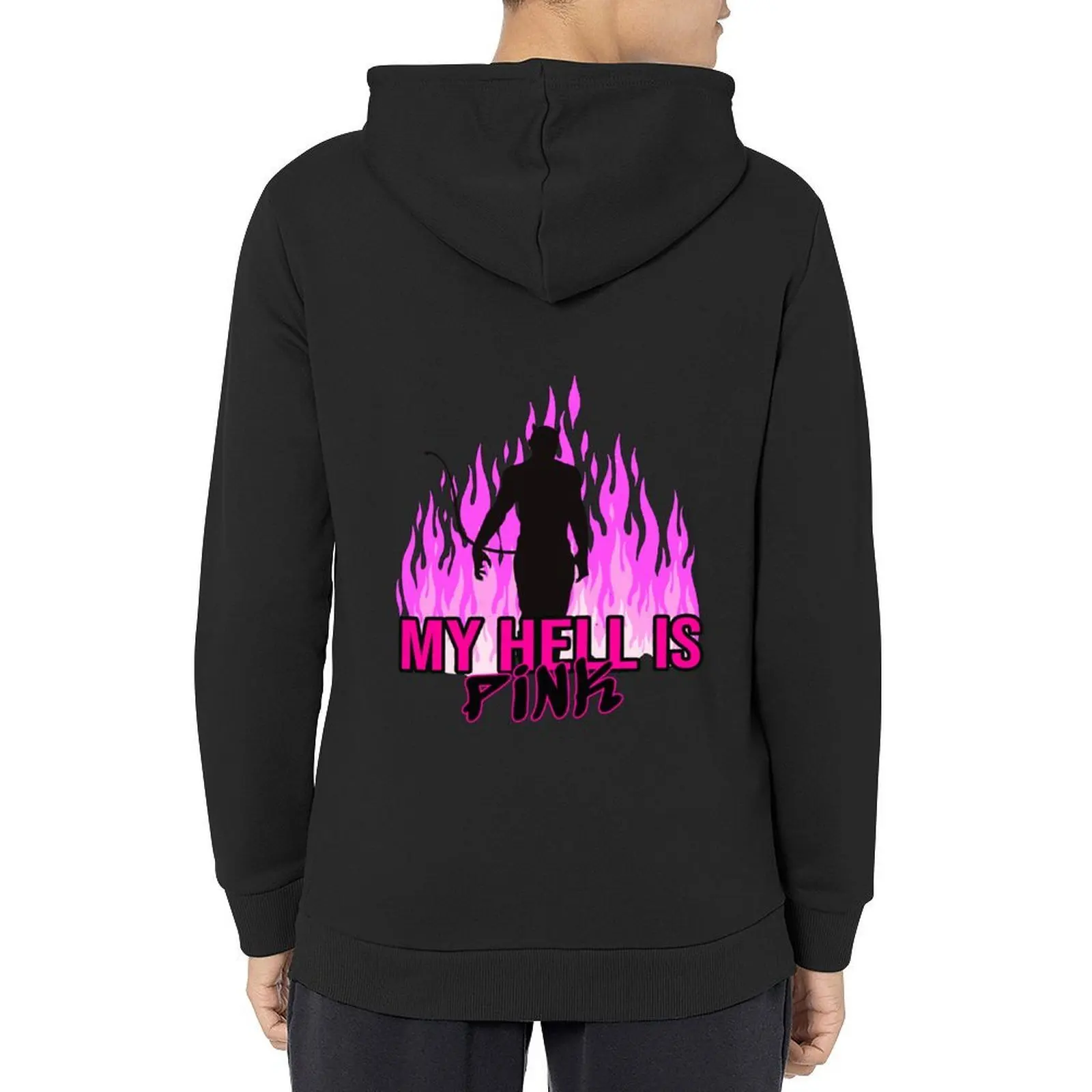

My Hell is pink Hoodie japanese style men's sweat-shirt men clothes autumn pullover hoodies
