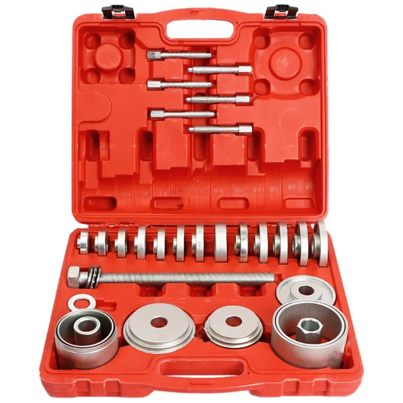 

31pcs Wheel Drive Bearing Removal Installation Tool Kit Set For Front-wheel Drive Iron Sleeve Bushing Bearing Disassembly Puller