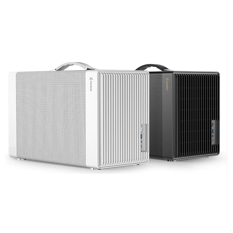 Power Train X-GAMERX P40 Mesh Portable Desktop Mini Computer Case MATX Compact Gaming PC Build Ready-to-Use Desktop Tower