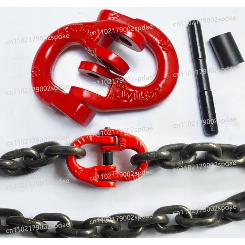 High Strength G80 Butterfly Double Ring Lifting Connector For Industrial Lifting Chain And Sling Connection