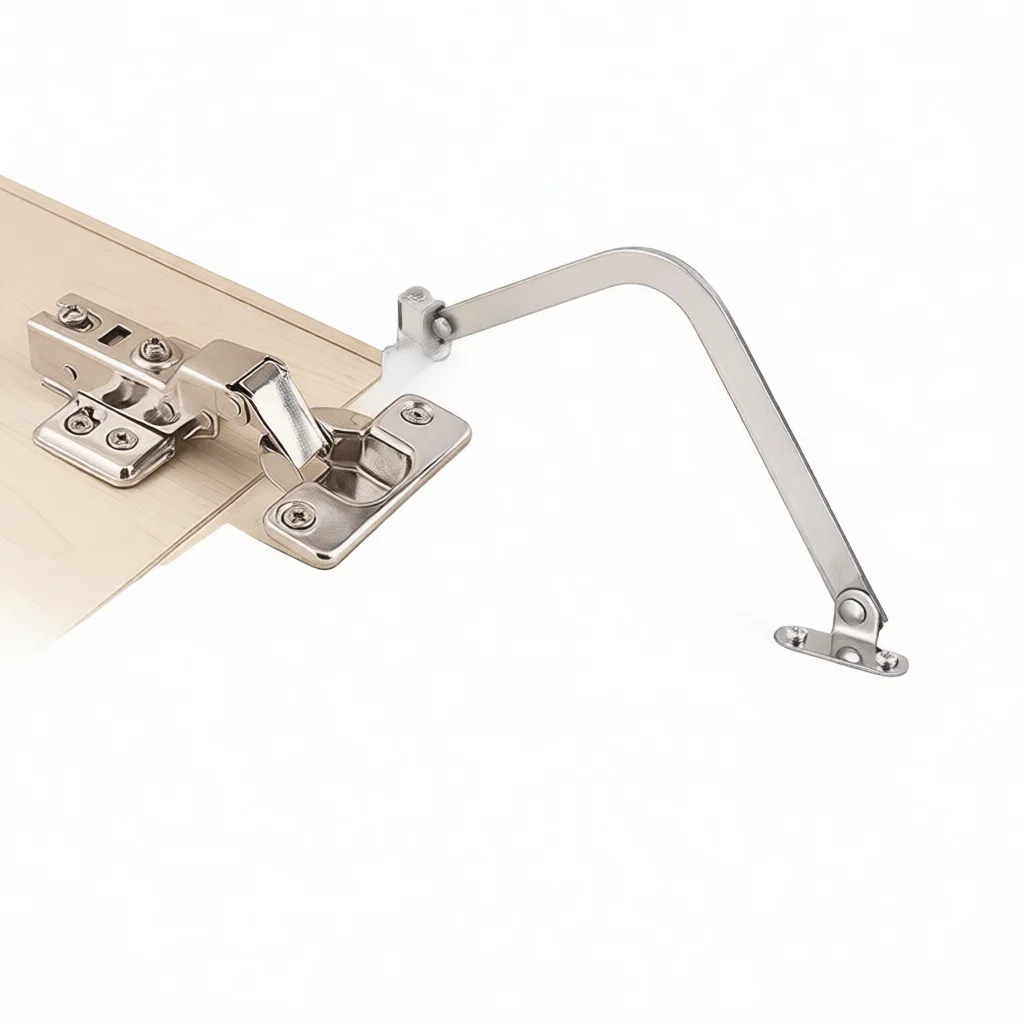 Stainless Steel Folding Support Rod Furniture Hardware Cabinet Door Lift Strut Kitchen Cupboard Hydraulic Hinge Device
