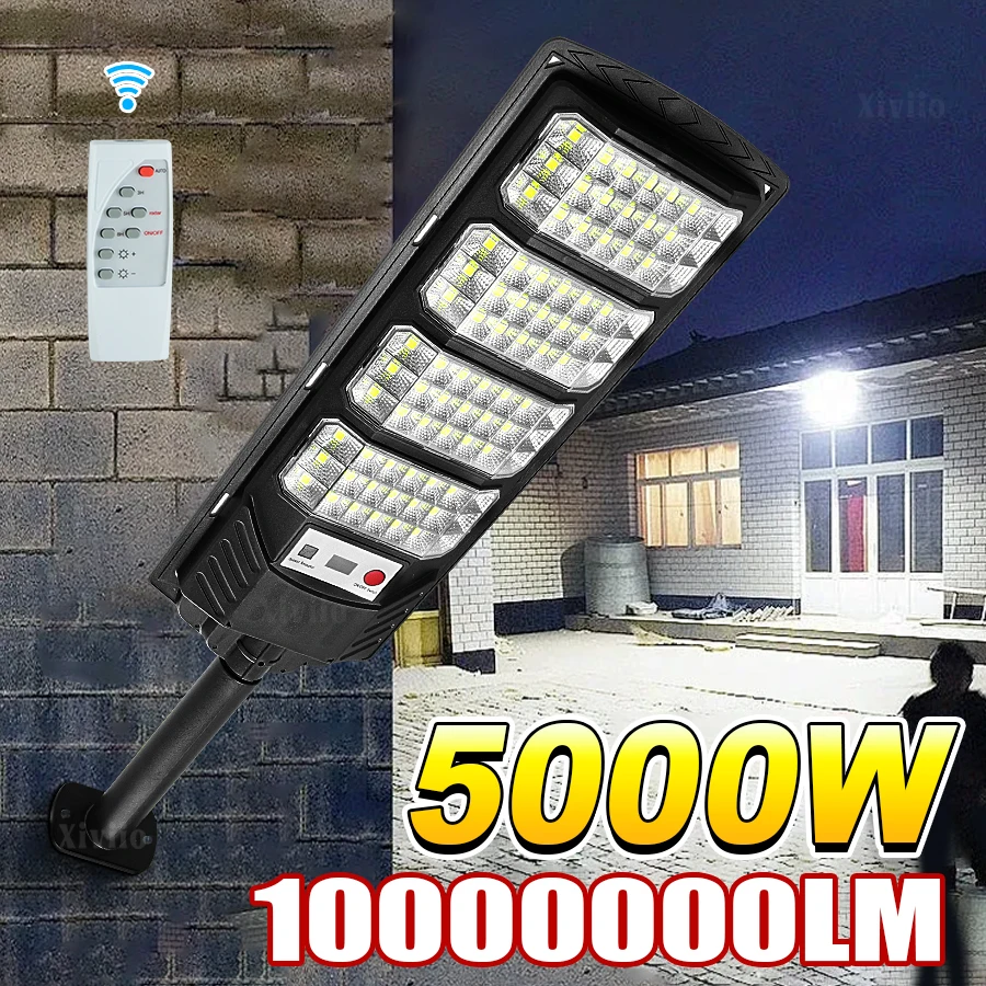 

2025 10000000LM Supr мощный солнечный светодиодный свет на открытом воздухе 5000W / 3000W / 2000W стенная солнечная лампа датчик движения солнечный свет садовый свет