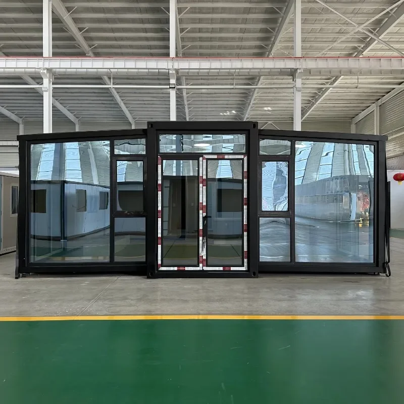 Customized Container House Folding Room House 2 3 4 5 Bedrooms Luxury 40ft Movable Foldable Expandable Prefab Container House