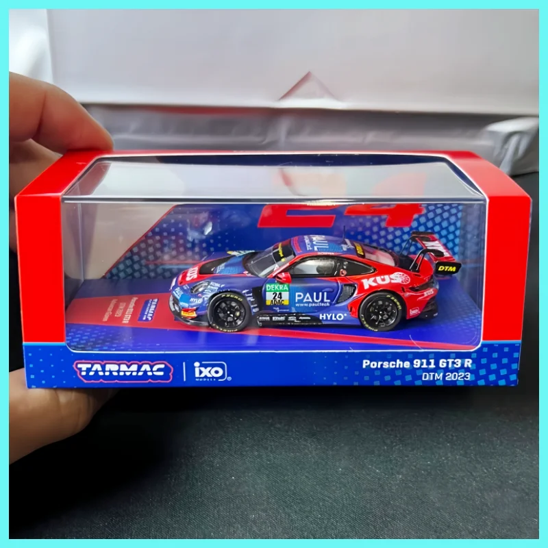 

In Stock TW 1:64 Scale 911 R #24 Dtm 2023 Alloy Die-Cast Miniature Scale Model,,Collection Decoration Item Toy Car Model Gift