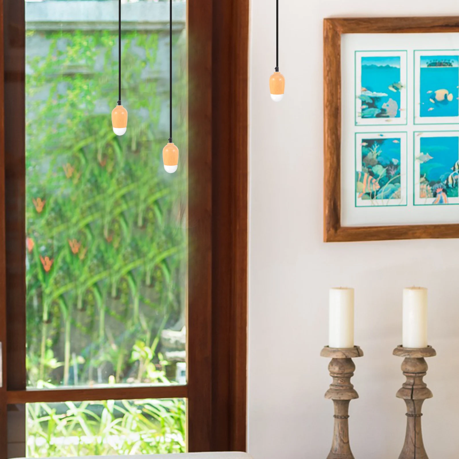 

1 шт. деревянная лампа E27, держатель потолочного светильника, креативный износостойкий держатель для кафе, спальни, столовой, держатель лампы, светильники