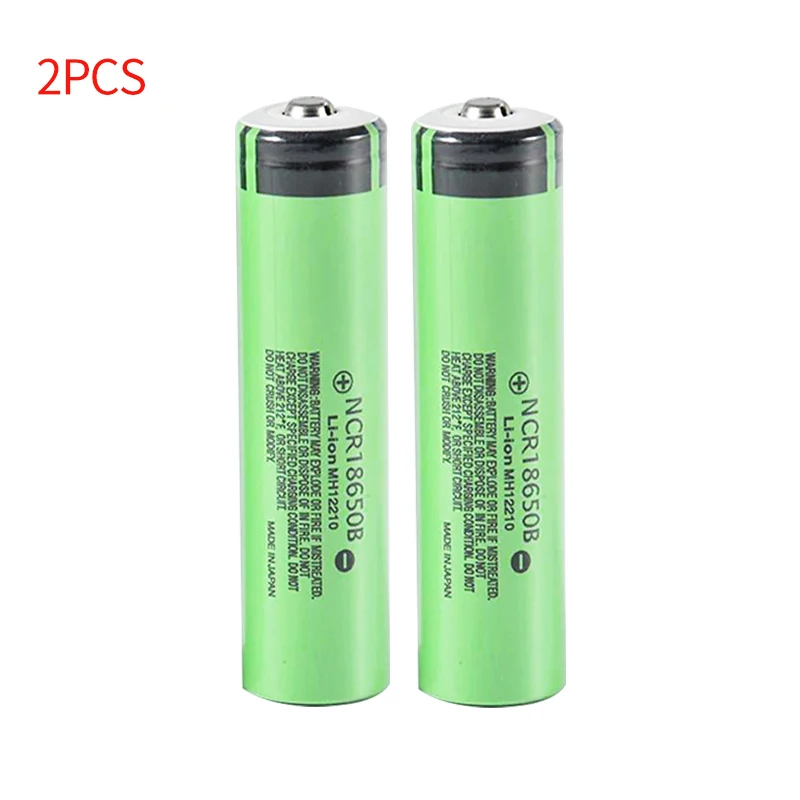 100% Nieuwe Originele NCR18650B 3.7V 3400mAh 18650 batterij Puntige Kop Oplaadbare Batterij voor Zaklamp Draagbare Fan Scheermes