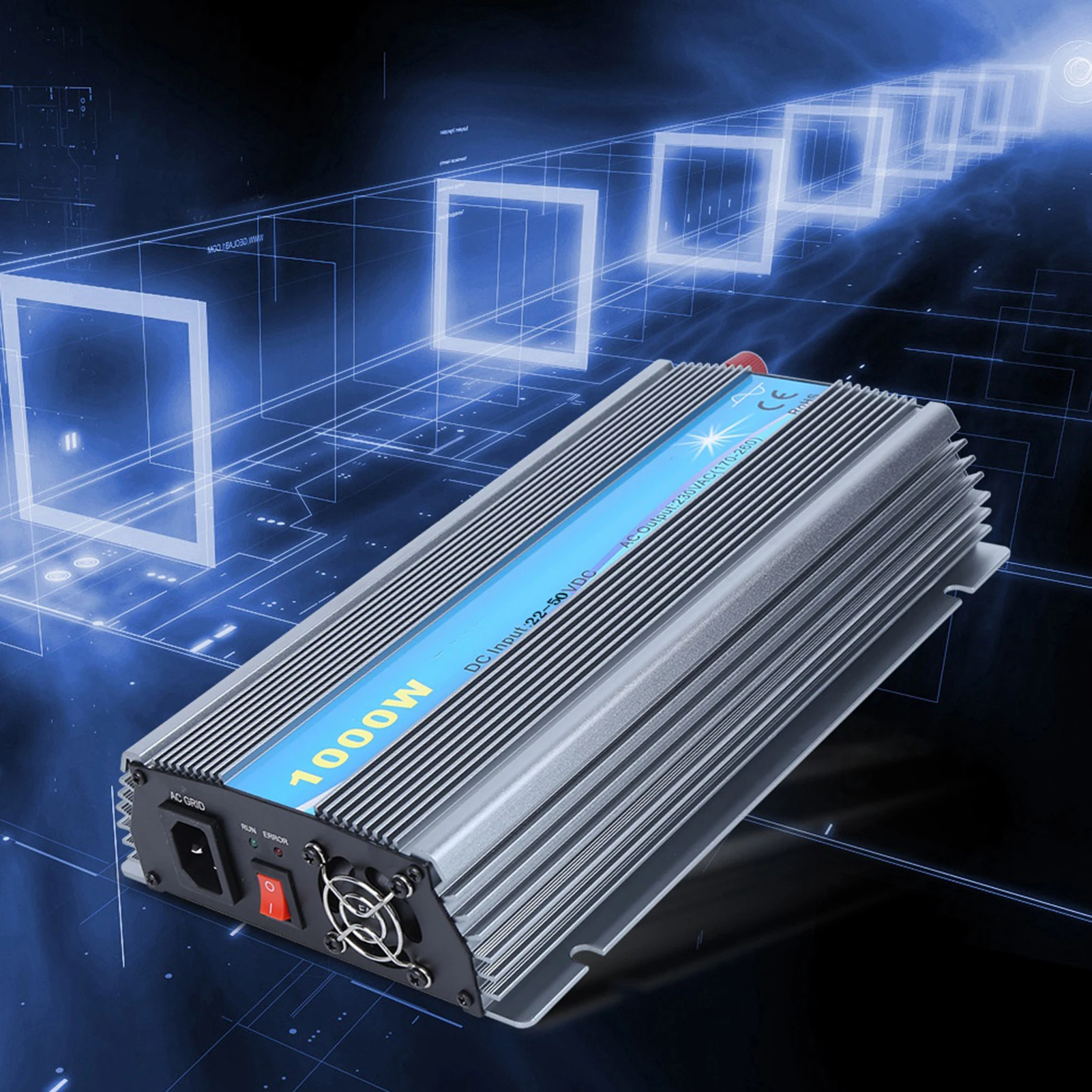 Inversor Solar GridConnected Equipamento PV 1000W Entrada 2250V Saída Solar Grid tie Inversor Solar Grid tie Inversor