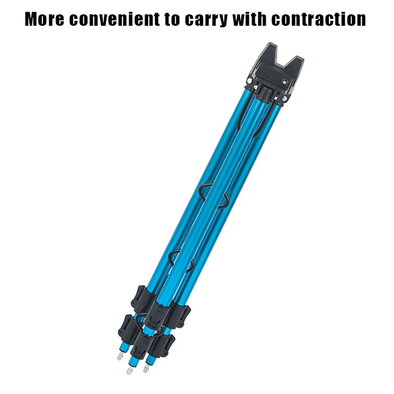 Fishing Pole Holder, Fishing Pole Tripod Bracket, Folding Tripod Fishing Rod Stand Aluminum Alloy For Fresh Fishing Outdoor