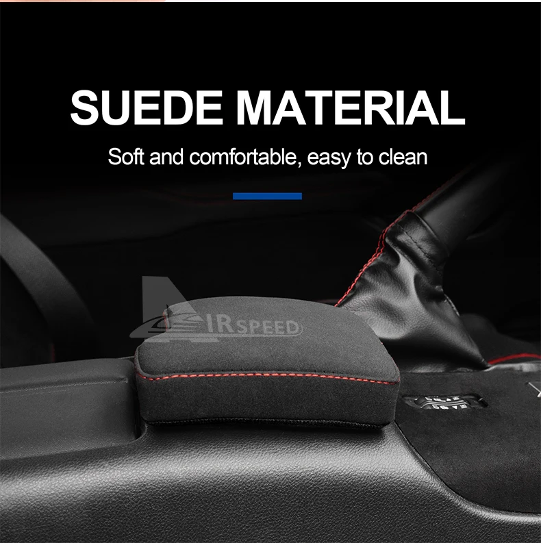 Italienisches Premium-Wildleder für Toyota GR86 Subaru BRZ 2022 2023 2024 2025 2026 Armlehnenkissen Auto-Mittelkissen Polsterung Automobil – Detail 6