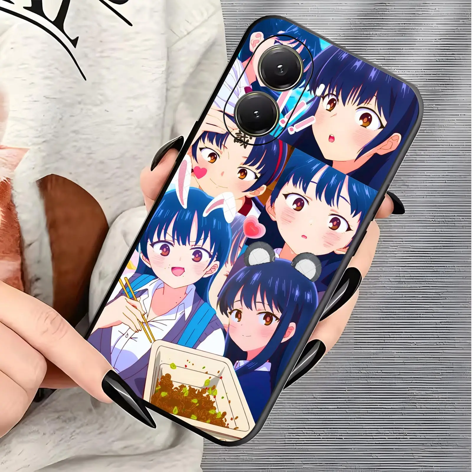 anime The Dangers in My Heart  Phone Case For Xiaomi POCO M7 M6 M5 X8 X7 X6 F8 F7 F6 Pro 5G Soft black Shockproof Cover view 2