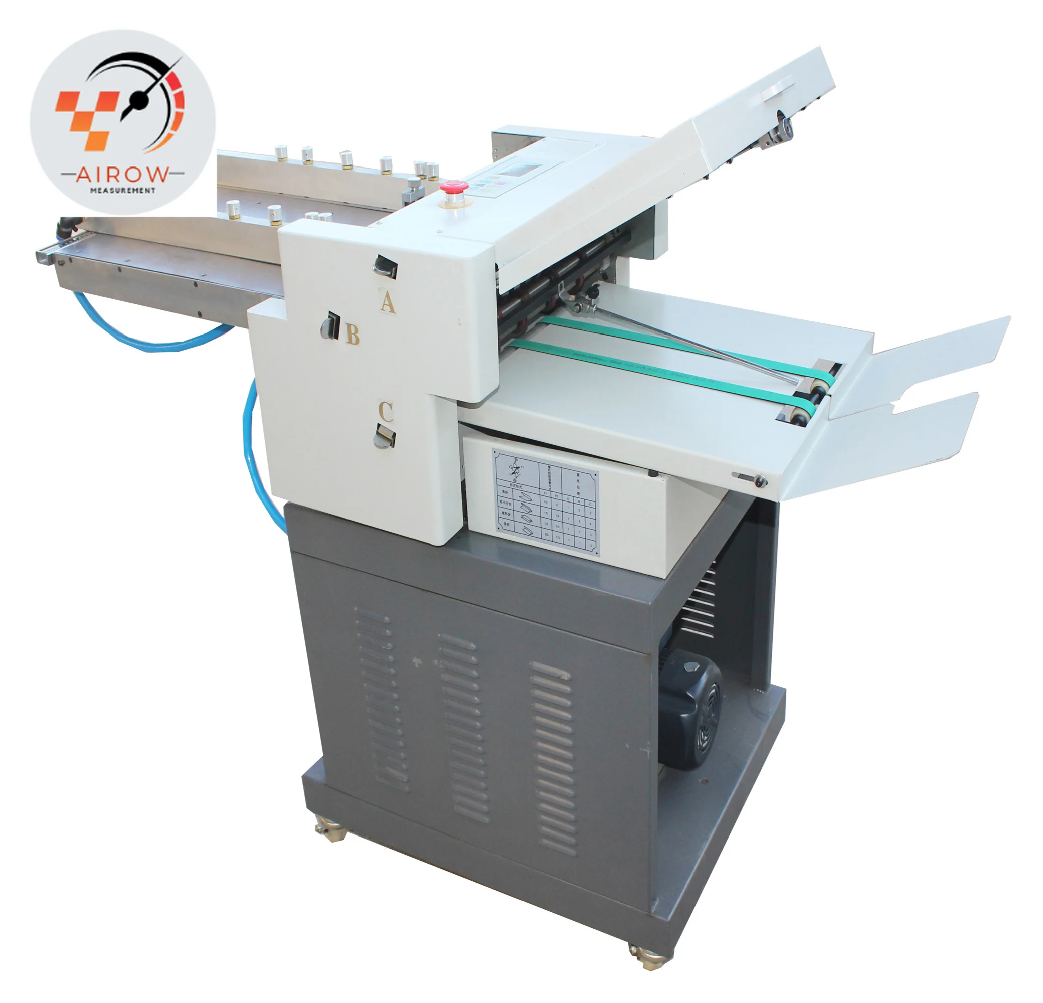 AIROW Automatic A3 Paper Folding Machine Cross Origami Machine Easy to Operate