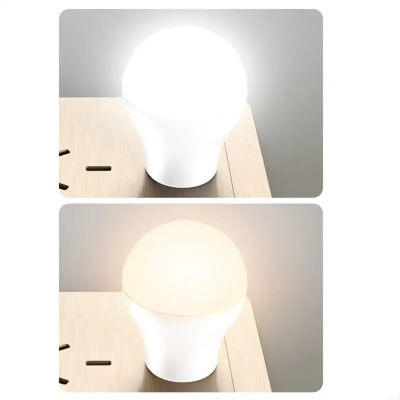 P9JB LED LANTER LANTER CAMPING LAMP MINI BULB 5V USB Power Book Light Reading