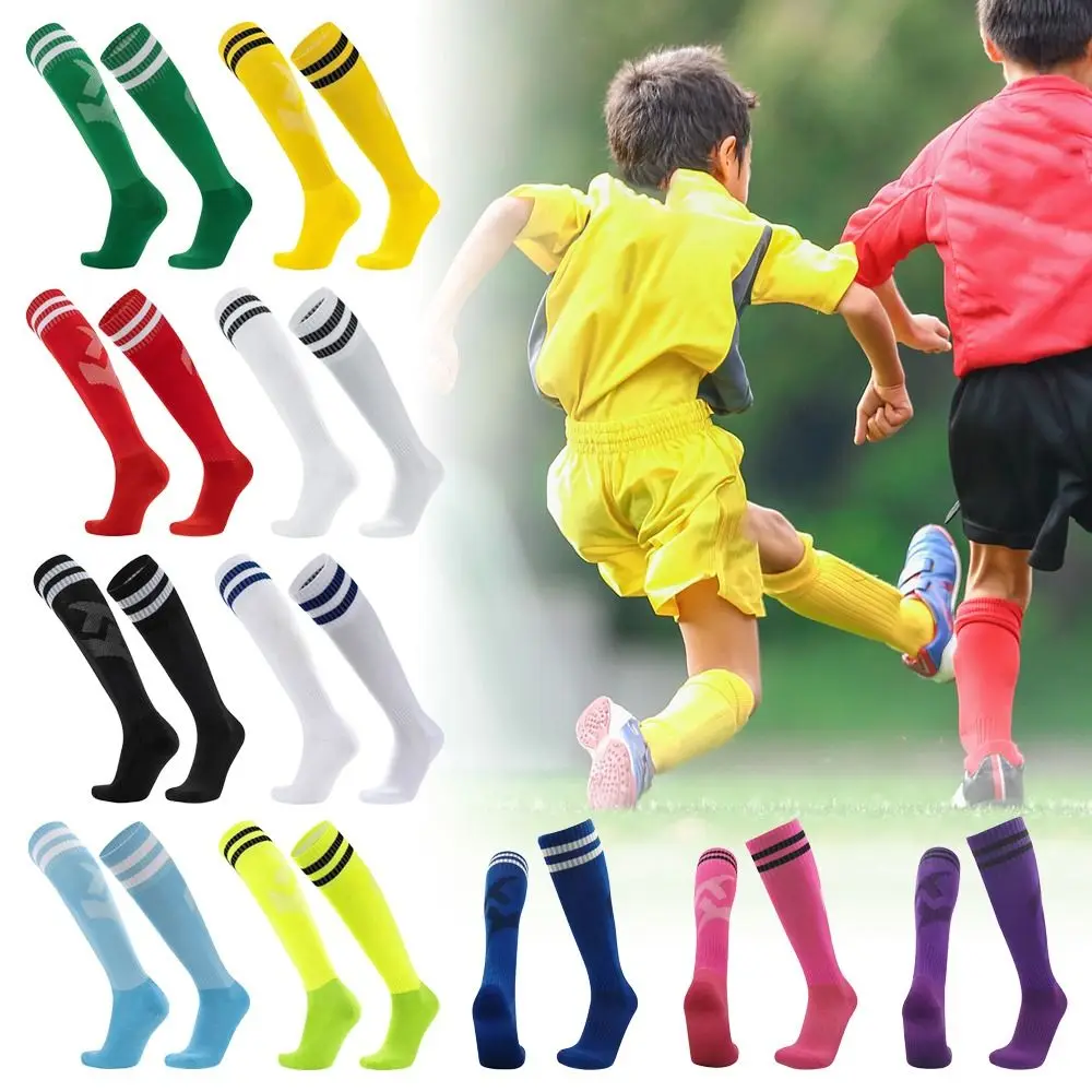 

Anti-slip Football Socks Wear-resistant Long Knee High Sports Socks​​ ​​Moisture-Wicking Fabric​​ ​​Breathable