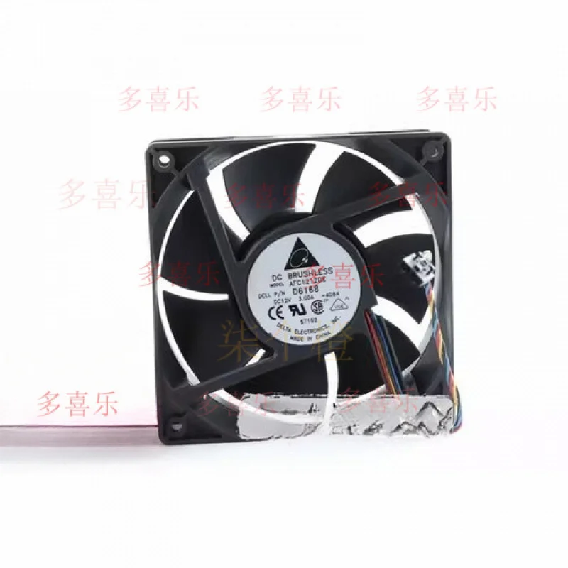 WW   for Delta AFC1212DE 12038 DC12V 3.00A 12CM 4-Wire PWM Cooling Fan
