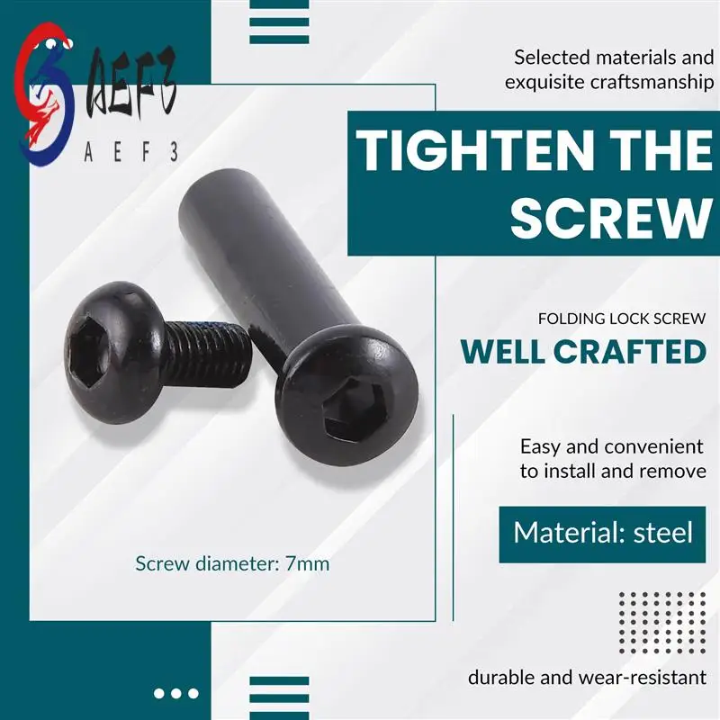 

AEF3-Folding Lock Screw Pull Ring Screw Assembly For Ninebot MAX G30 Electric Scooter Replacement Parts