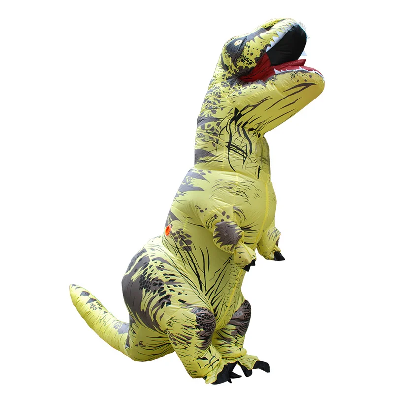 Halloween Tyrannosaurus Dinosaur Inflatable Clothes Party Toys Stall Photo Doll Clothes Tyrannosaurus Dinosaur Inflatable 1pc